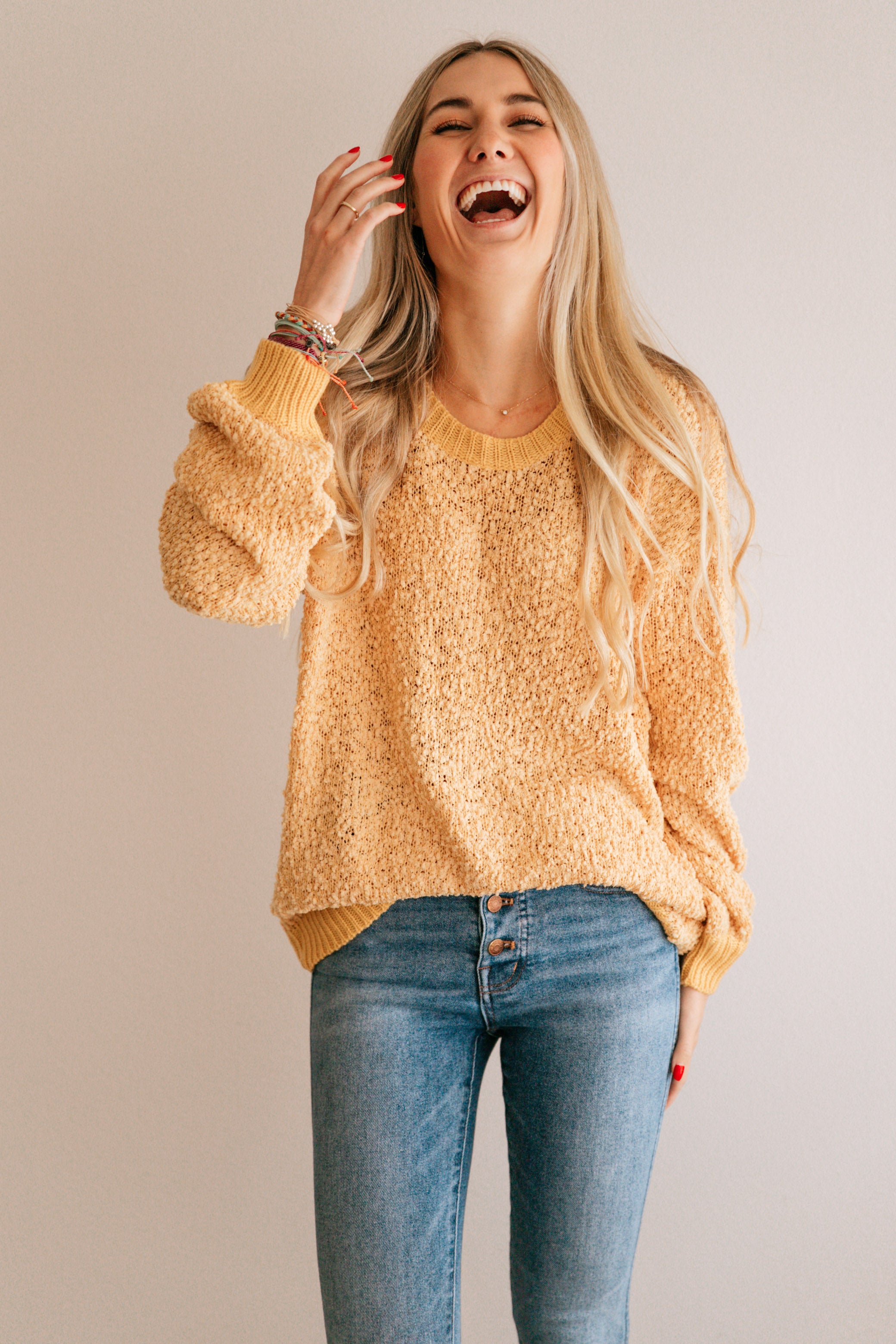 Oversized Textured Sweater