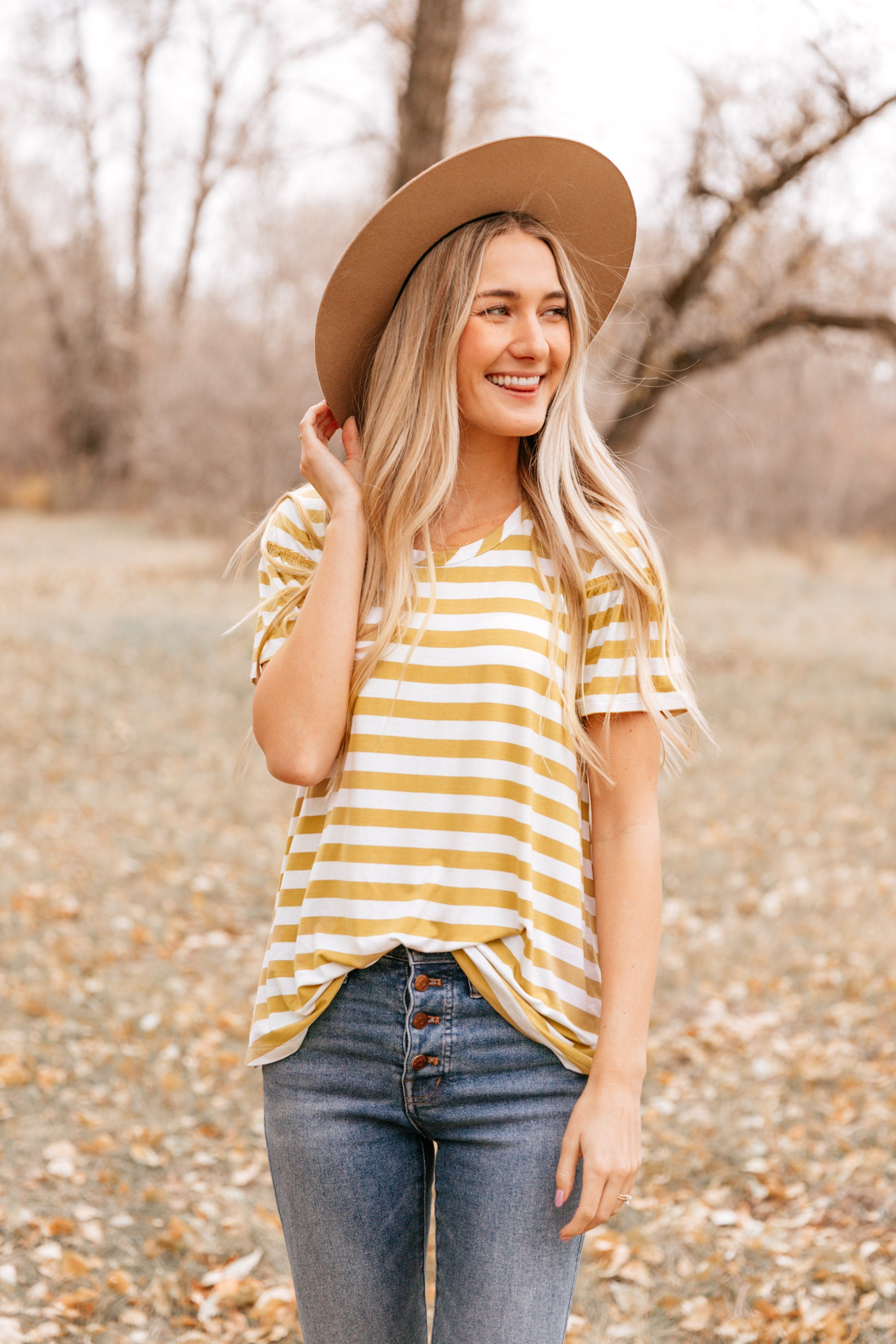 Ruffle Sleeve Detailed Tee