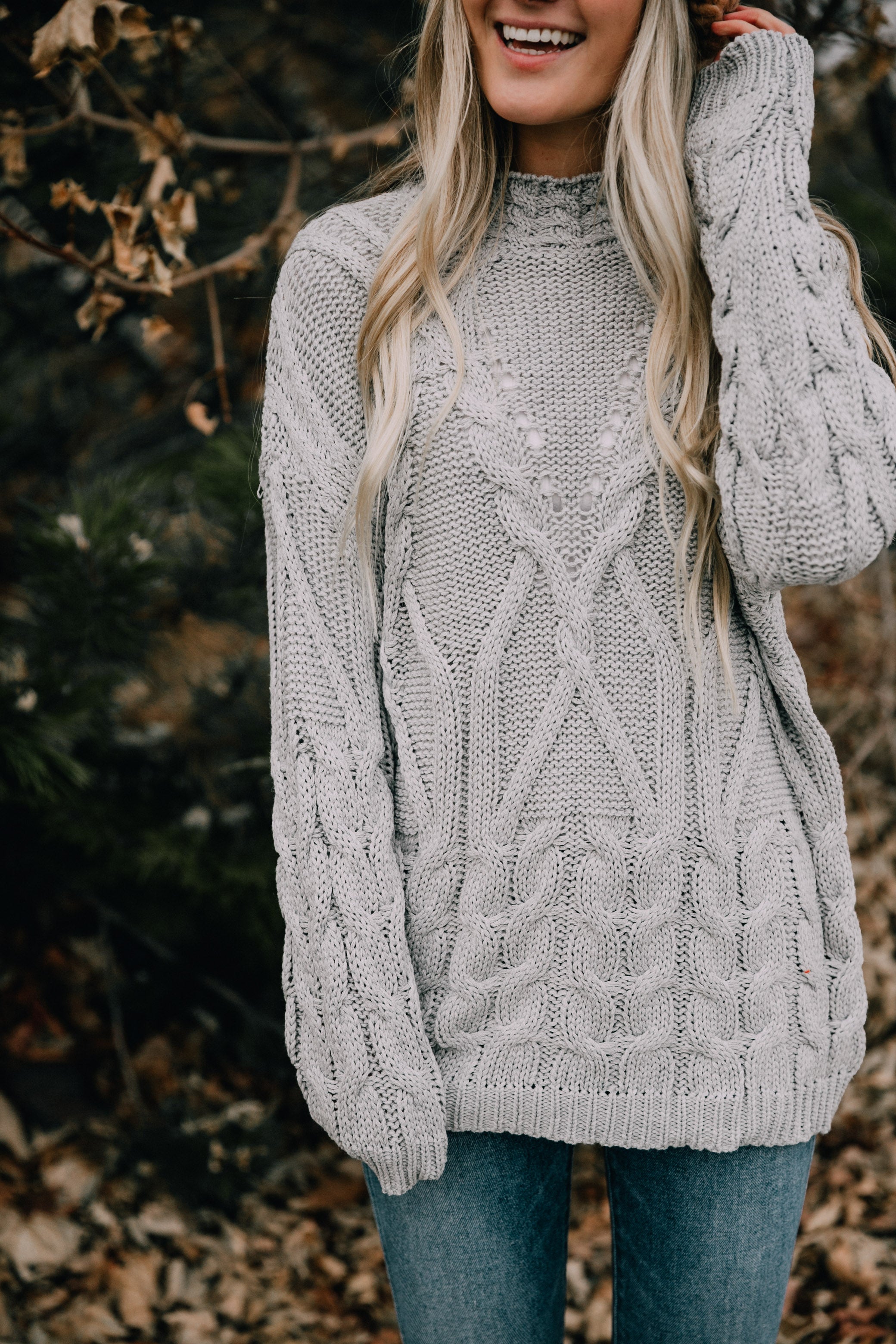 Classic Cable Knit Sweater